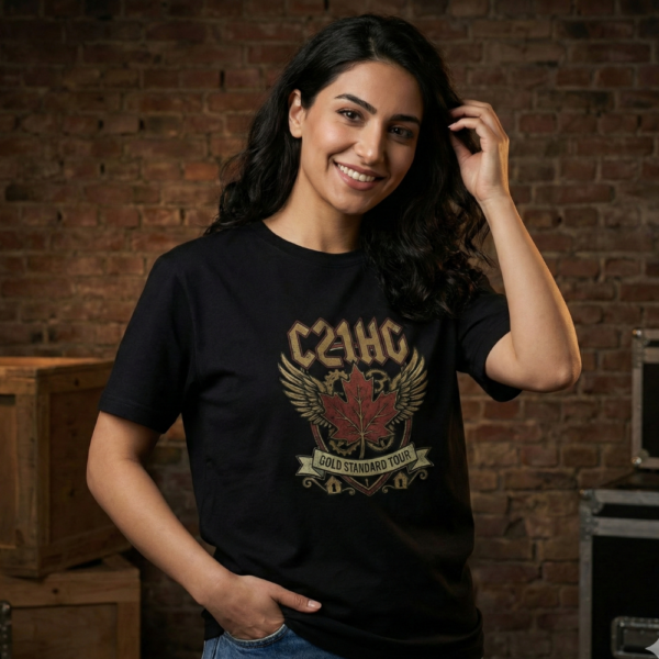 C21HG "Gold Standard" Tour Tee – Women’s Classic Black