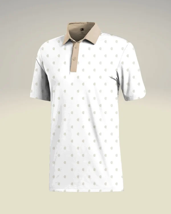 Century 21 Performance Golf Polo For Men (White)