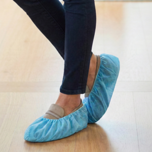 Heavy-Duty Disposable Shoe Covers | Sky Blue