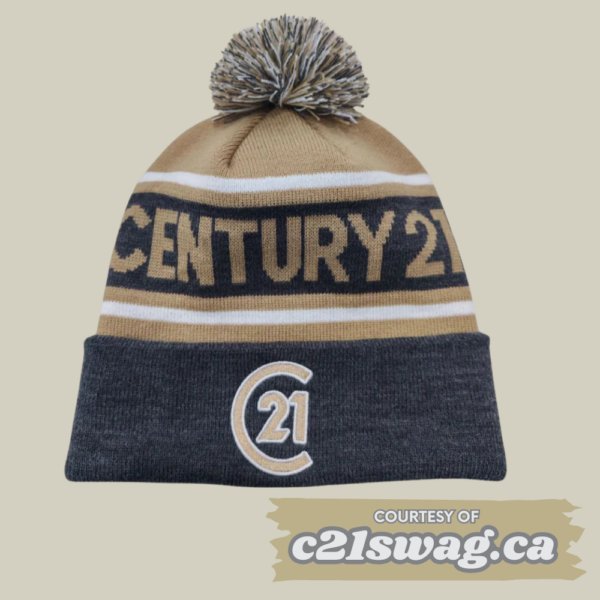 Century 21 Relentless Gold Knit Toque