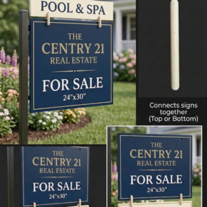 Versatile Hardwood Sign Rider Pegs