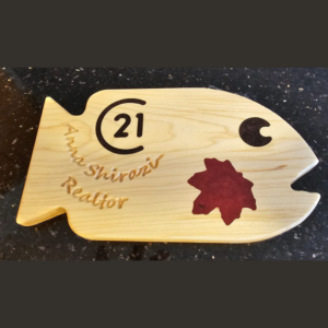 Oak-Maple Fish Ornament